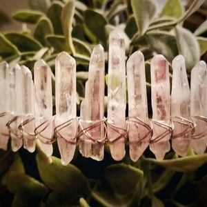 Handmade Natural Crystal Tiara/Headband